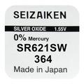 Seizaiken 364 SR621SW Zilveroxide Accu - 1.55V