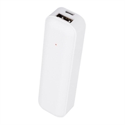 Setty Mini Power Bank 2600mAh W. USB-A - Wit