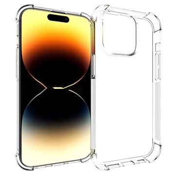 iPhone 15 Pro Schokbestendig TPU Hoesje - Doorzichtig