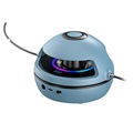 Springtouwmachine met Bluetooth Speaker en LED Licht - Blauw