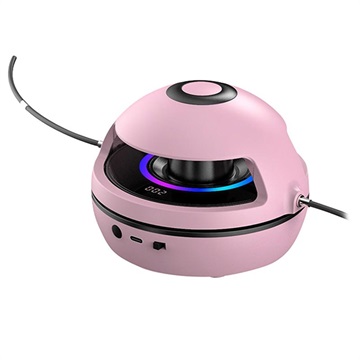 Springtouwmachine met Bluetooth Speaker en LED Licht - Roze