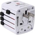 Skross World USB Reisadapter - 2x USB-A, 12W - Wit