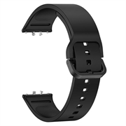 Samsung Galaxy Fit3 Soft Siliconen Band - Zwart