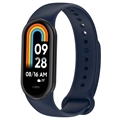 Xiaomi Smart Band 8 Zacht Siliconen Band - Donkerblauw