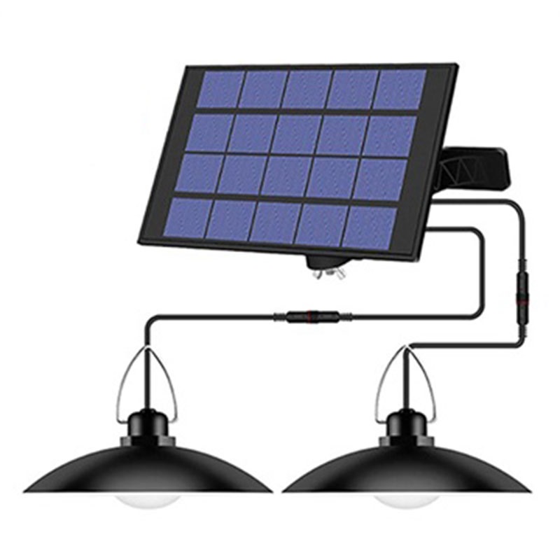 fee kalf Componeren Zonne-energie Hangende LED-Verlichting met Verlengsnoer - 2-Koppen