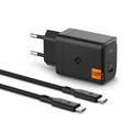 Spigen ArcStation Pro GaN-651 65W Wandoplader met Type-C kabel