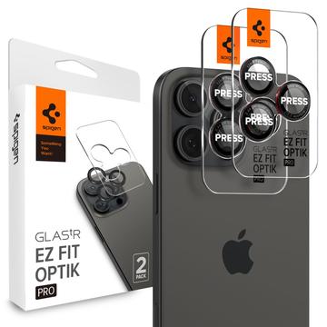 iPhone 16 Pro/16 Pro Max Spigen Glas.tR Ez Fit Optik Pro Lens Glazen Protector