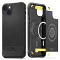 Spigen Rugged Armor Mag iPhone 14 TPU Hoesje - Zwart