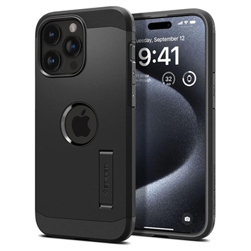 iPhone 15 Pro Spigen Tough Armor Mag Hoesje - Zwart