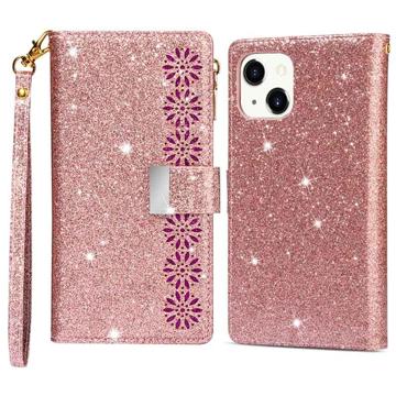 Starlight Series iPhone 14 Pro Portemonnee Hoesje - Rosé Goud