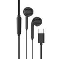 TIANSTON E50 Type-C Wired Earphone Digital Decoding Wire Control Music Headset (Open Box - Excellent) - Black