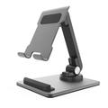 TM12 Draaibare Aluminium Standaard voor Mobiel/Tablet - Space Grey