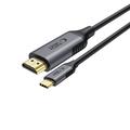 Tech-Protect UltraBoost Type-C naar HDMI 2.0 Kabel - 4K/60Hz, 1.8m - Zwart