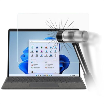 Microsoft Surface Pro 8 Glazen Screenprotector - 9H, 0.3mm - Doorzichtig