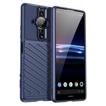 Thunder Series Sony Xperia Pro-I TPU Hoesje - Blauw