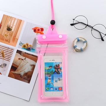 Triple Seal universele waterdichte hoes voor smartphone - 7.2" - Roze