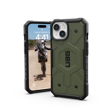 iPhone 15 UAG Pathfinder MagSafe Hybride Hoesje - Groen