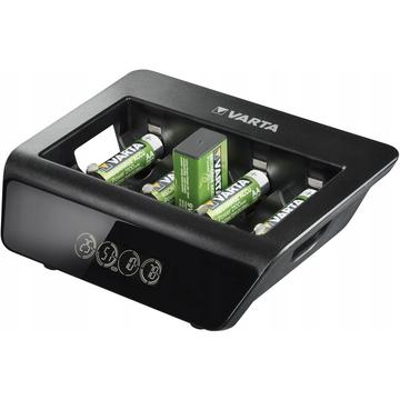 Varta LCD Charger+ Universele batterijlader - AA/AAA/C/D/9V