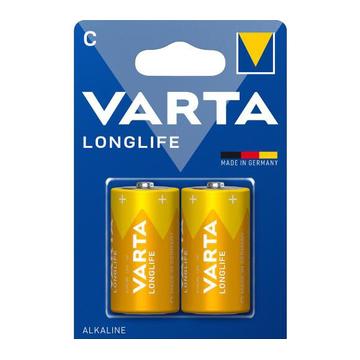 Varta Longlife LR14/C batterij - 2 stuks.