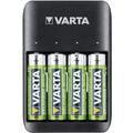 Varta Quattro batterijlader met 4x R6/AA batterijen