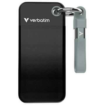 Verbatim 32190 Pocket SSD met sleutelhanger - 1TB, USB 3.2 Gen.2 Kabel