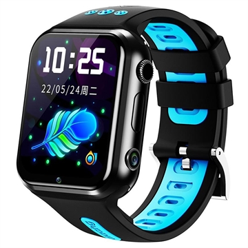 W5PRO 4G Dual Camera Kids Watch 2 + 16G Slijtvast 1.83 "IPS HD Slimme telefoonhorloge - Zwart / Blauw