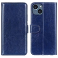 iPhone 15 Plus Portemonnee Hoesje met Magneetsluiting - Blauw