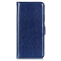 iPhone 15 Pro Portemonnee Hoesje met Magneetsluiting - Blauw