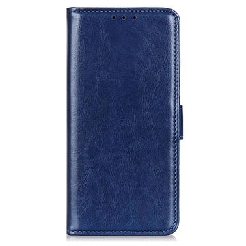 iPhone 15 Pro Portemonnee Hoesje met Magneetsluiting - Blauw