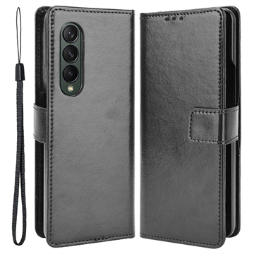 Samsung Galaxy Z Fold4 Portemonnee Hoesje met Kaartvak - Zwart