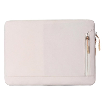 Waterbestendige Elegante Oxford Laptophoes w. Zijvak - 13.3" - Beige