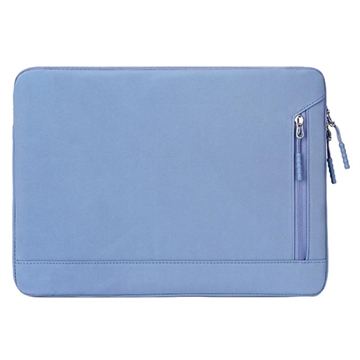 Waterbestendige, elegante Oxford Laptophoes met zijvak - 13.3" - Blauw