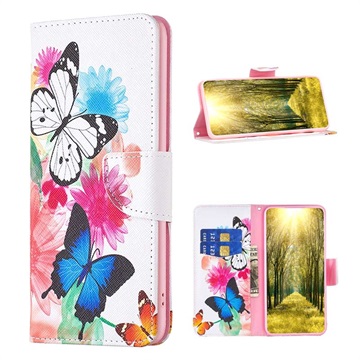 Wonder Series iPhone 14 Plus Portemonnee Hoesje - Vlinders