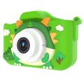 X12S Schattige Draak Kindercamera met 32GB Geheugenkaart - Groen