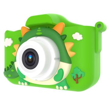 X12S Schattige Draak Kindercamera met 32GB Geheugenkaart - Groen