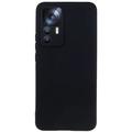 Xiaomi 12T/12T Pro Anti-Vingerafdruk Mat TPU Hoesje - Zwart