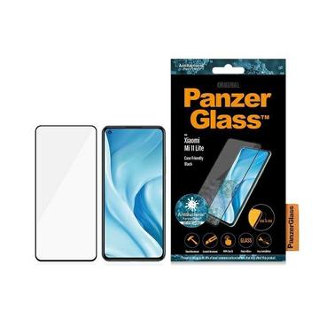 Xiaomi Mi 11 Lite 5G PanzerGlass CF AntiBacterial Glazen Screenprotector - Case Friendly - Zwarte Rand