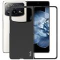 Xiaomi Mix Fold 4 Imak Ruiyi Hybride Hoesje - Koolstofvezel - Zwart