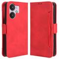 Xiaomi Poco M6/Redmi 13R Cardholder Series Portemonnee Hoesje - Rood