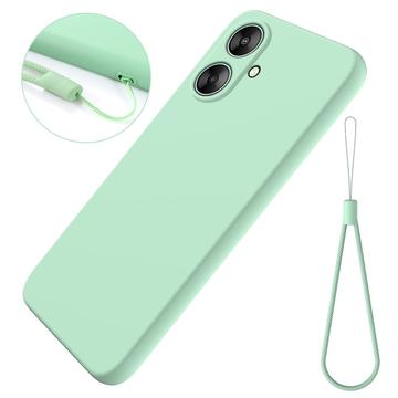 Xiaomi Poco M6/Redmi 13R Liquid Siliconen Hoesje - Groen