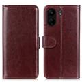 Xiaomi Poco C65/Redmi 13C Portemonnee Hoesje met Magneetsluiting - Bruin