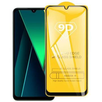 Xiaomi Poco C75 5G 9D Full Cover Glazen Screenprotector - 9H - Zwarte Rand