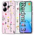 Xiaomi Redmi 13 Tech-Protect FlexAir+ TPU Case - Bloemen