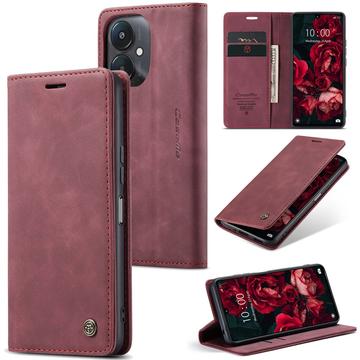 Xiaomi Redmi 13C 5G/Poco C65 Caseme 013 Series Portemonnee Hoesje - Rood