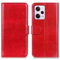 Xiaomi Redmi Note 12 Pro Portemonnee Hoesje met Magneetsluiting - Rood