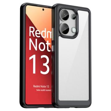 Xiaomi Redmi Note 13 4G Anti-Shock Hybride Hoesje - Zwart