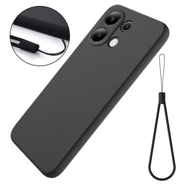 Xiaomi Redmi Note 13 4G Liquid Siliconen Hoesje - Zwart