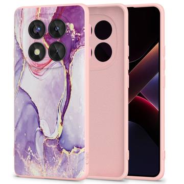 Xiaomi Redmi Note 14 Pro 5G/Poco X7 Tech-Protect Icon Siliconen Hoesje - Marmer