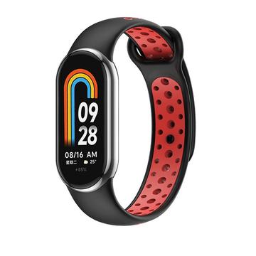 Xiaomi Slimme Band 8/9 Beline Ontwerp Siliconen Band - Rood / Zwart