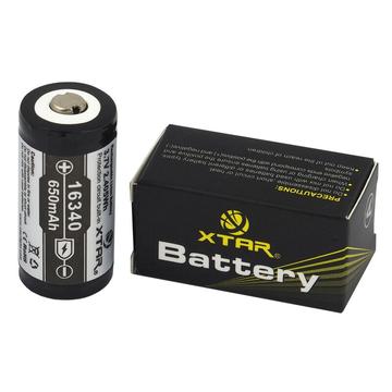 Xtar R-CR123/16340 oplaadbare batterij 650mAh